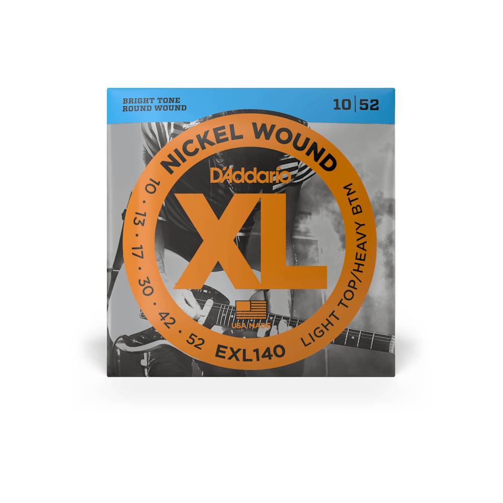 Dây Đàn Guitar Điện D'Addario EXL140 Nickel Wound, Light Top/Heavy Bottom, 10-52-Mai Nguyên Music