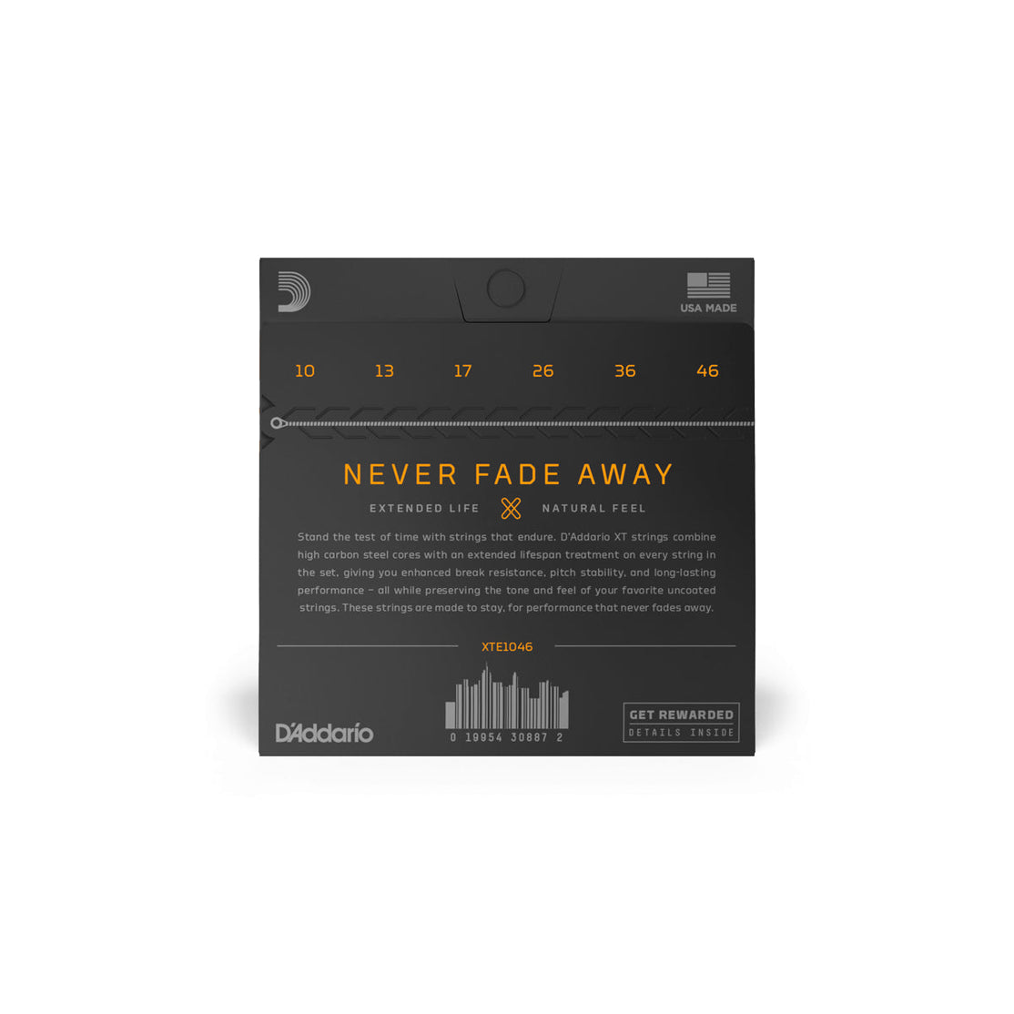Dây Đàn Guitar Điện D'Addario XTE1046 XT Nickel Plated Steel, Regular Light, 10-46-Mai Nguyên Music