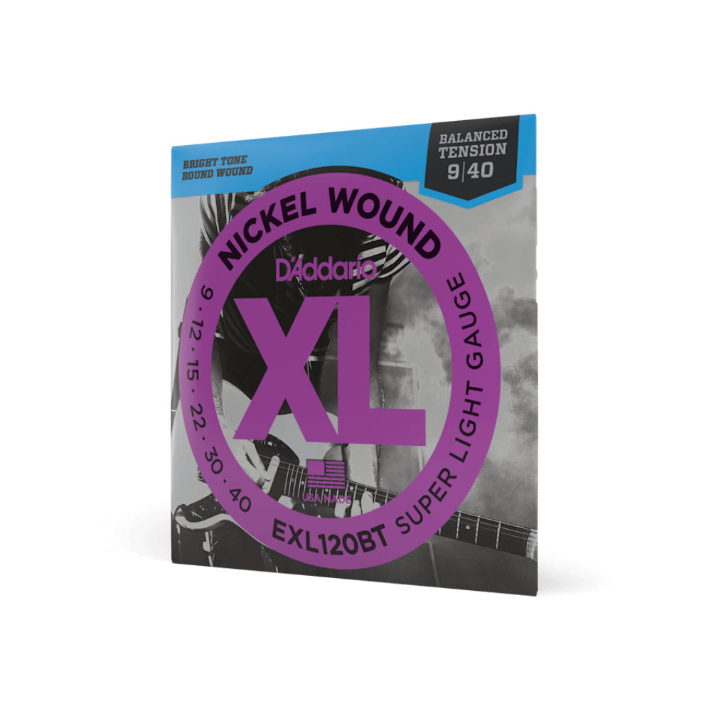 Dây Đàn Guitar Điện D'ddario EXL-120BT Nickel Wound, Super Light / Balanced Tension, 9-40-Mai Nguyên Music