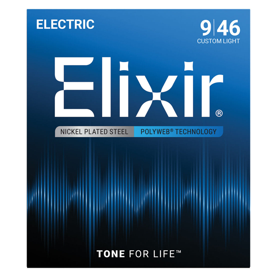 Dây Đàn Guitar Điện Elixir 12025 Polyweb Custom Light 09-46-Mai Nguyên Music