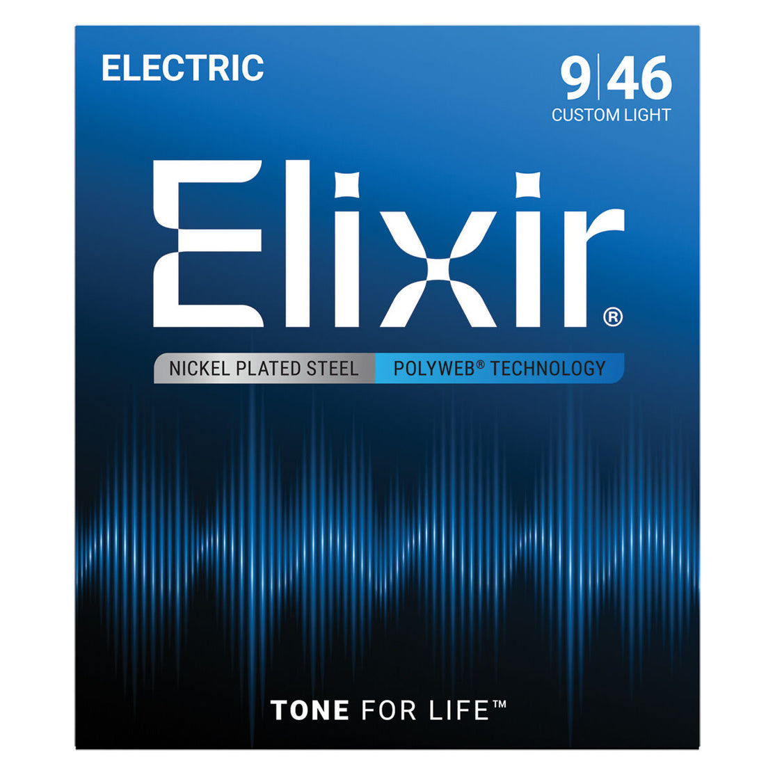 Dây Đàn Guitar Điện Elixir 12025 Polyweb Custom Light 09-46-Mai Nguyên Music