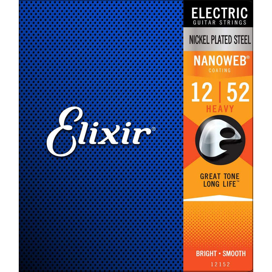 Dây Đàn Guitar Điện Elixir 12152 Nanoweb Heavy 12-52-Mai Nguyên Music