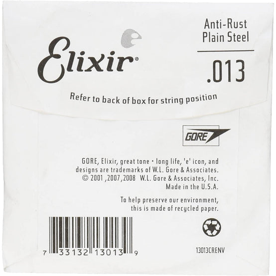Dây Đàn Guitar Điện Elixir 13013 Anti-Rust Plated Plain Steel .013 Single String-Mai Nguyên Music