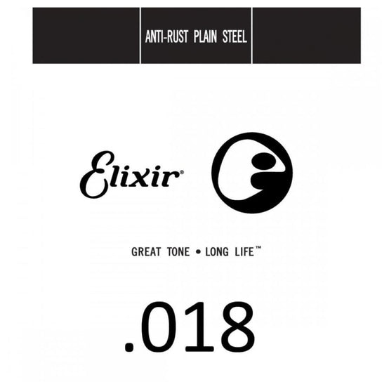 Dây Đàn Guitar Điện Elixir 13015 Anti-Rust Plated Plain Steel .018 Single String-Mai Nguyên Music