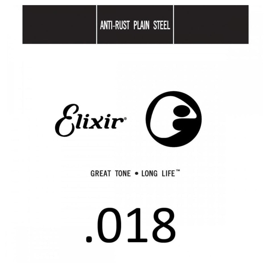 Dây Đàn Guitar Điện Elixir 13015 Anti-Rust Plated Plain Steel .018, Single String-Mai Nguyên Music