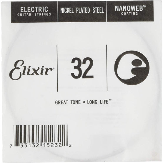 Dây Đàn Guitar Điện Elixir 15232 Nanoweb Electric .032 Single String-Mai Nguyên Music