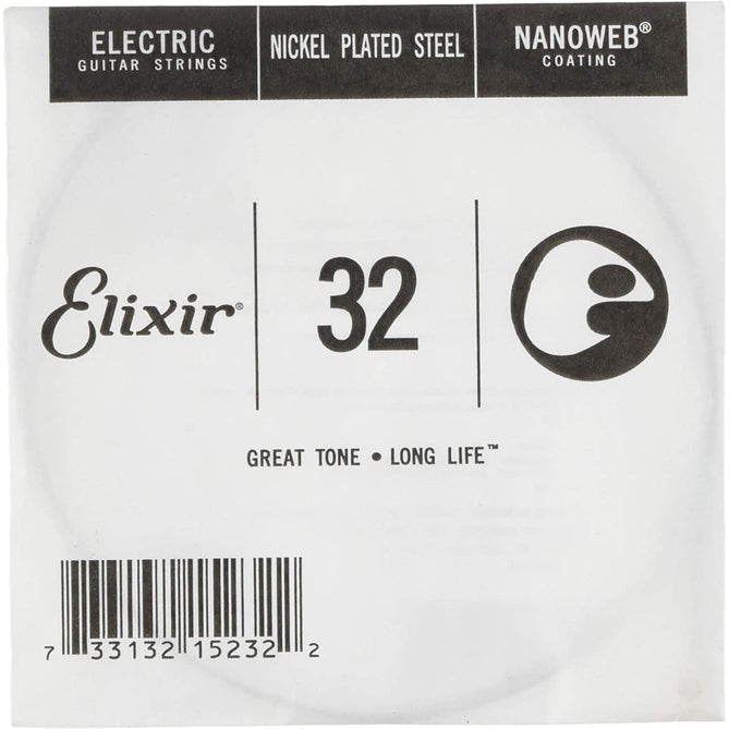 Dây Đàn Guitar Điện Elixir 15232 Nanoweb Electric .032, Single String-Mai Nguyên Music