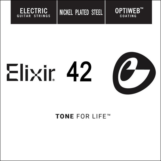 Dây Đàn Guitar Điện Elixir 16242 Optiweb Nickel Electric .042 Single-Mai Nguyên Music