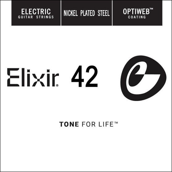 Dây Đàn Guitar Điện Elixir 16242 Optiweb Nickel Electric .042 Single-Mai Nguyên Music