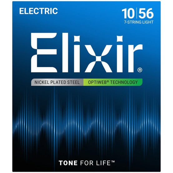 Dây Đàn Guitar Điện Elixir 19057 Optiweb 7-Strings Light 10-56-Mai Nguyên Music