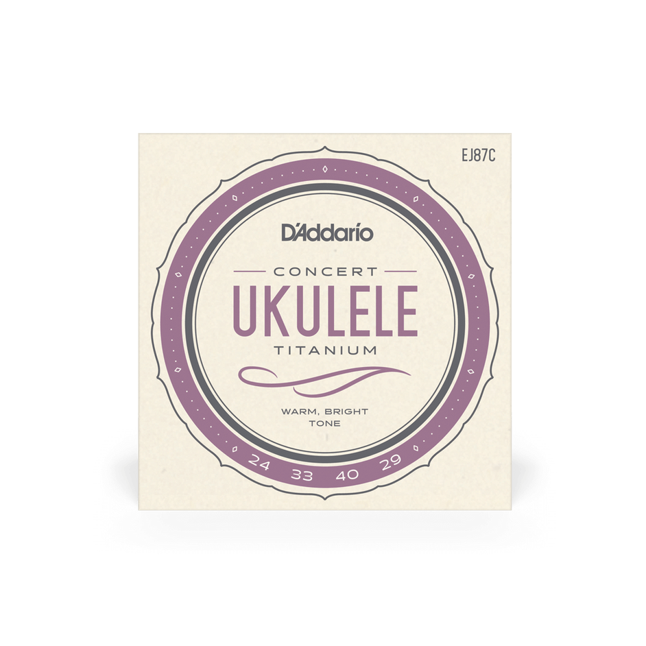 Dây Đàn Ukulele Concert D'Addario EJ87C Titanium-Mai Nguyên Music