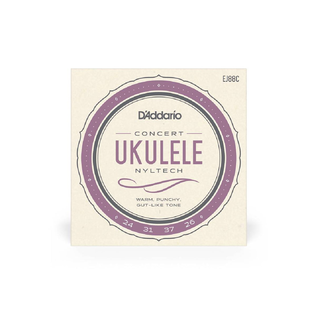 Dây Đàn Ukulele Concert D'Addario EJ88C Nyltech-Mai Nguyên Music