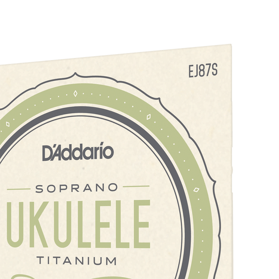 Dây Đàn Ukulele Soprano D'Addario EJ87S Titanium-Mai Nguyên Music