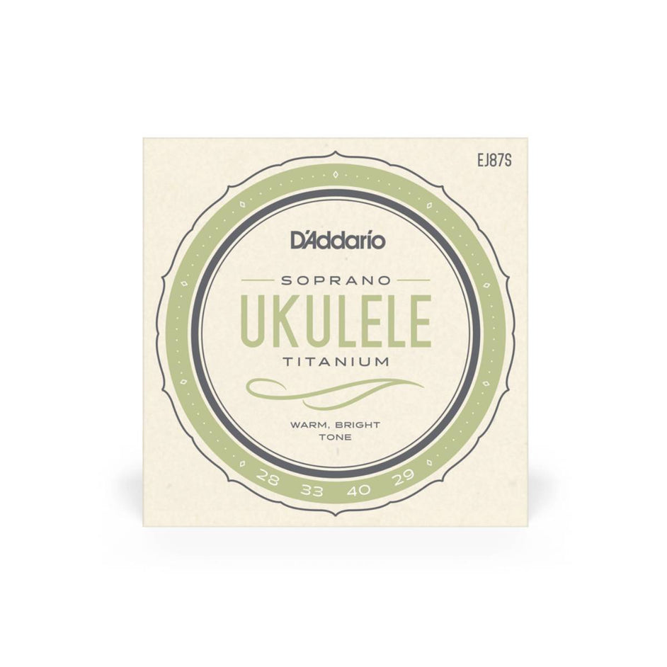 Dây Đàn Ukulele Soprano D'Addario EJ87S Titanium-Mai Nguyên Music