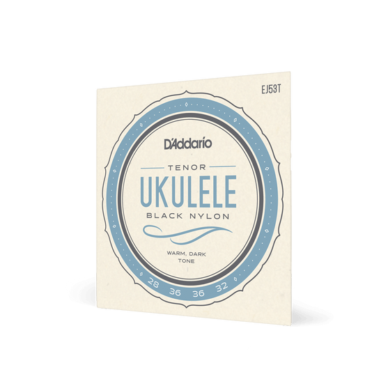 Dây Đàn Ukulele Tenor D'Addario EJ53T, Black Nylon-Mai Nguyên Music