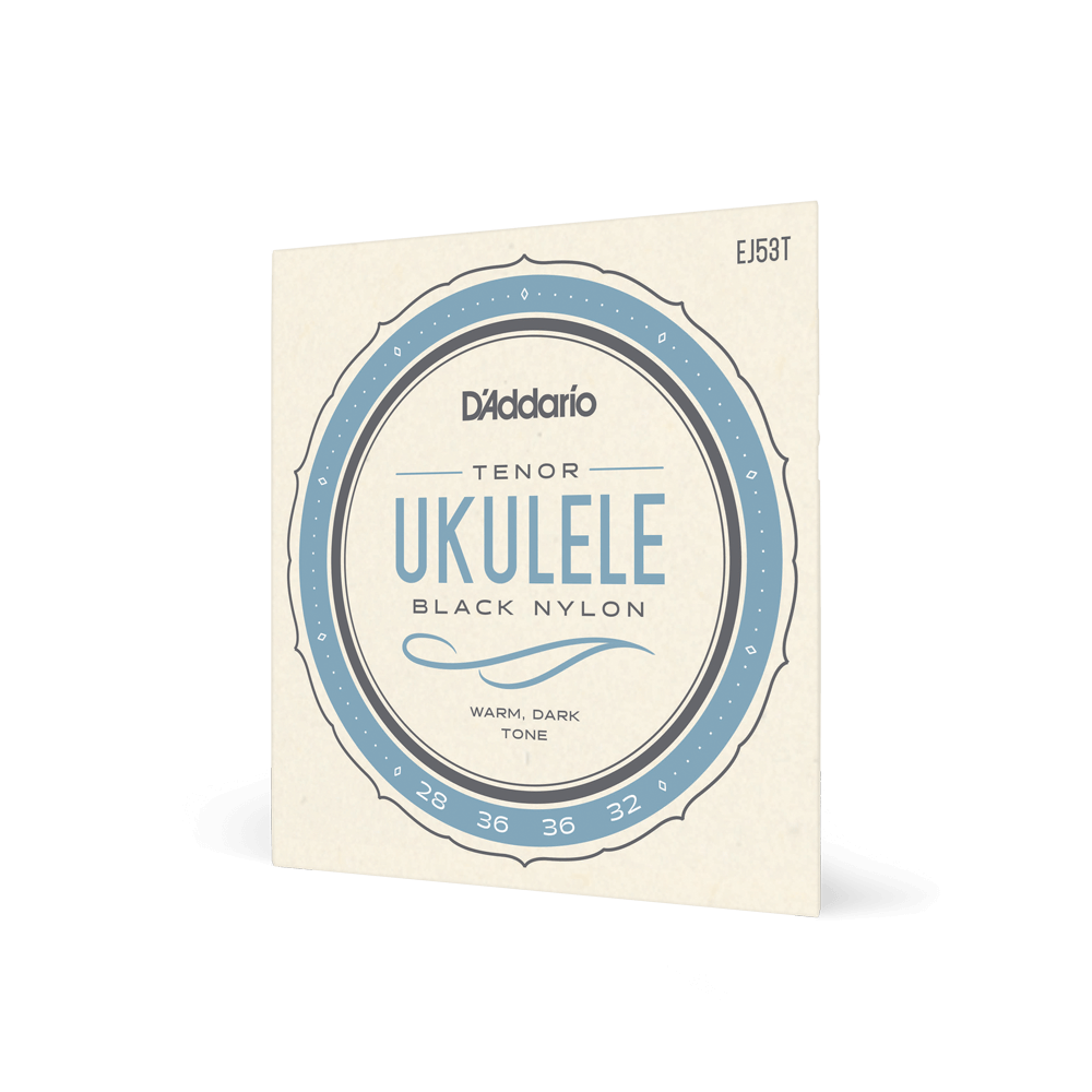 Dây Đàn Ukulele Tenor D'Addario EJ53T, Black Nylon-Mai Nguyên Music