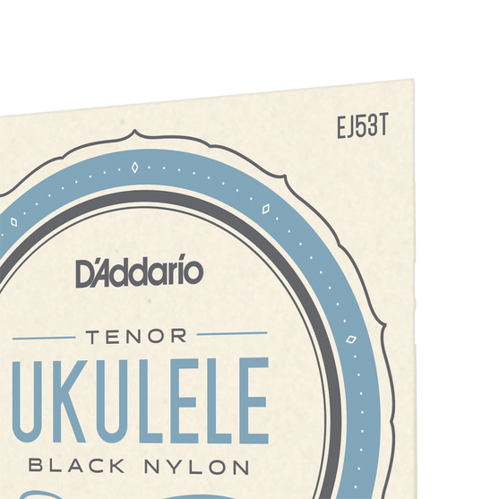 Dây Đàn Ukulele Tenor D'Addario EJ53T, Black Nylon-Mai Nguyên Music