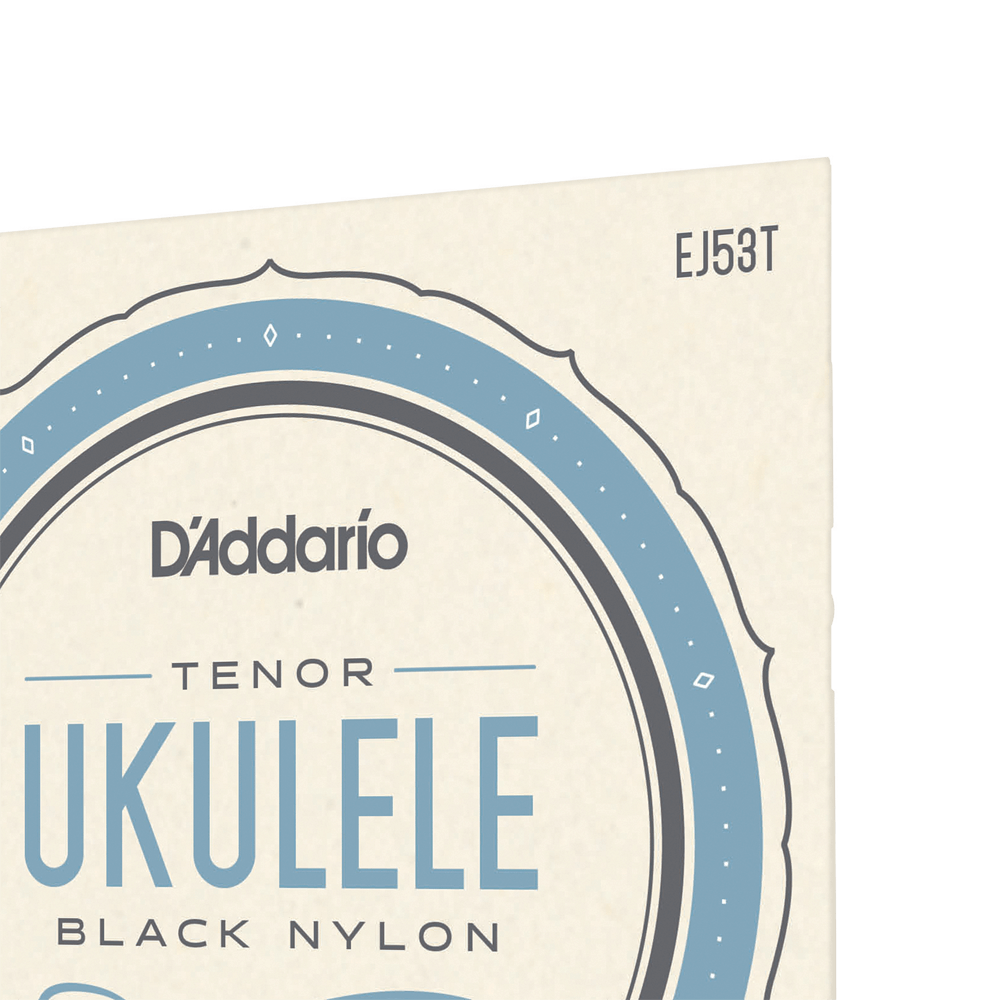 Dây Đàn Ukulele Tenor D'Addario EJ53T, Black Nylon-Mai Nguyên Music