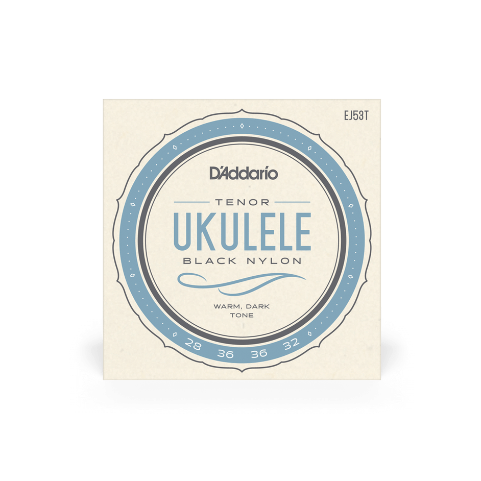 Dây Đàn Ukulele Tenor D'Addario EJ53T, Black Nylon-Mai Nguyên Music