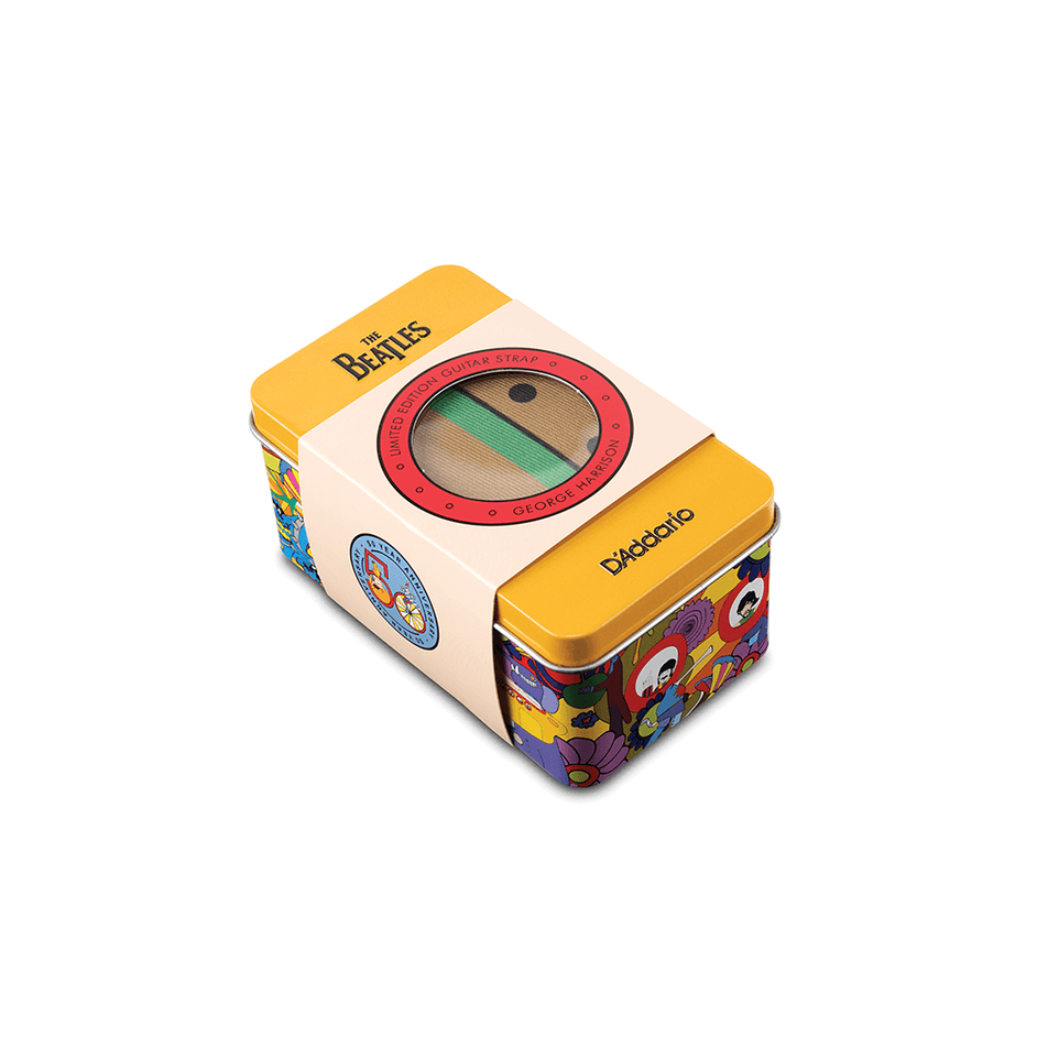 Dây Đeo Đàn Guitar D'Addario Beatles Yellow Submarine 50mm Tin, George-Mai Nguyên Music