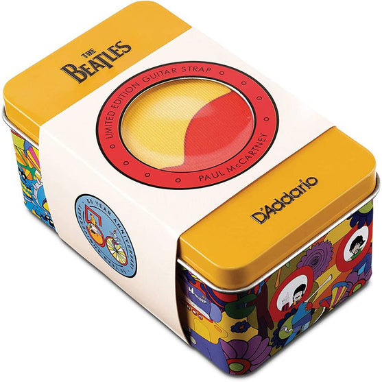 Dây Đeo Đàn Guitar D'Addario Beatles Yellow Submarine 50mm Tin, Paul-Mai Nguyên Music