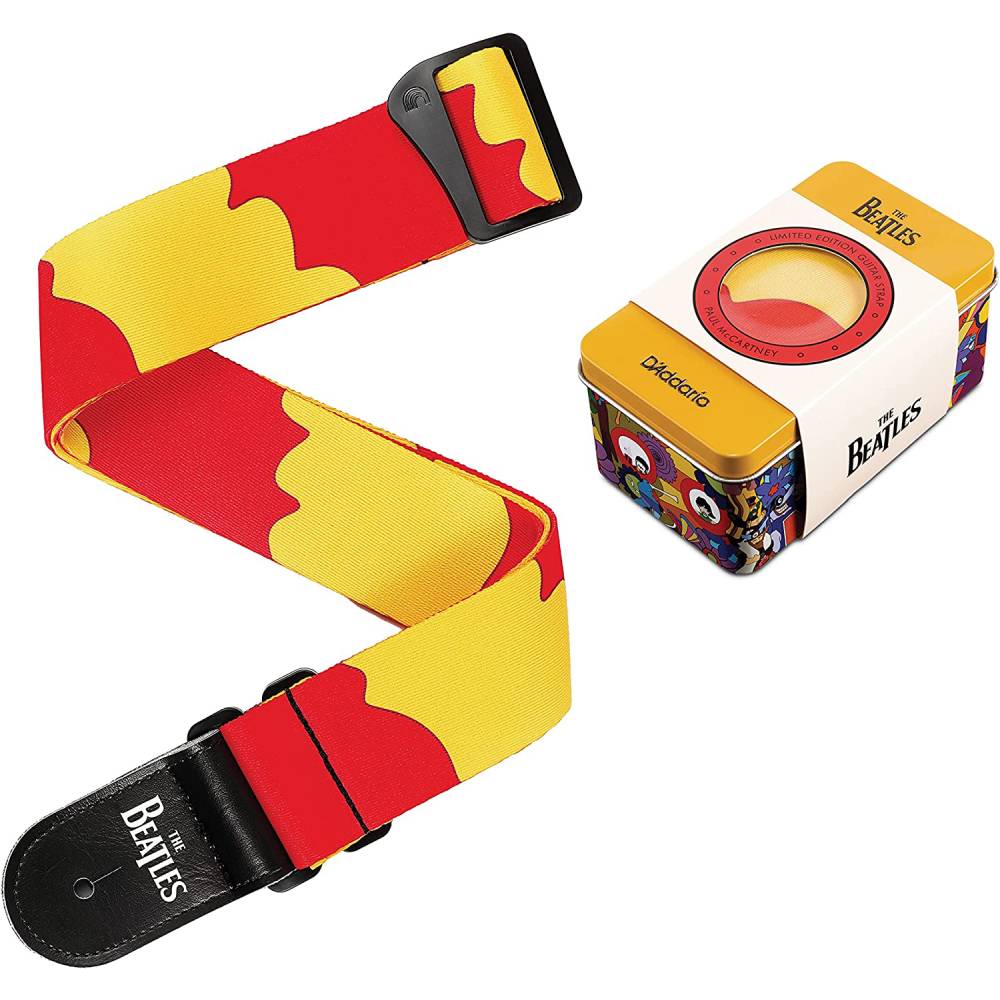 Dây Đeo Đàn Guitar D'Addario Beatles Yellow Submarine 50mm Tin, Paul-Mai Nguyên Music