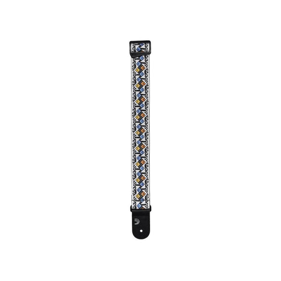 Dây Đeo Đàn Guitar D'Addario Eco-Comfort Jacquard Woven, White-Mai Nguyên Music
