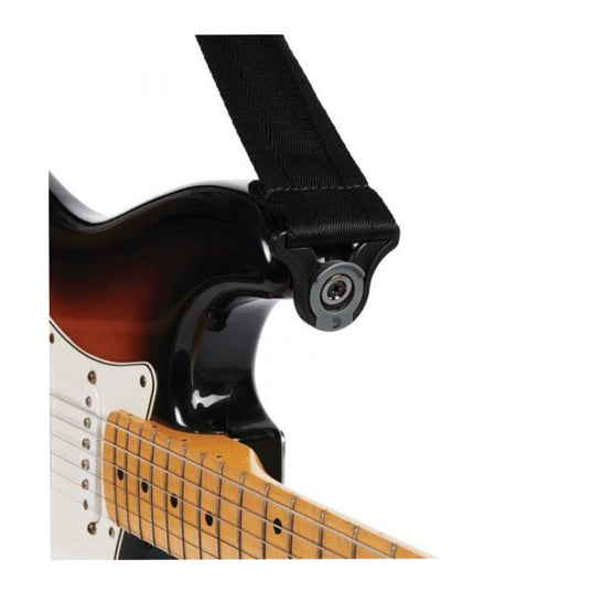 Dây Đeo Đàn Guitar D'Addario Planet Waves 50mm Auto Lock, Skater Black-Mai Nguyên Music
