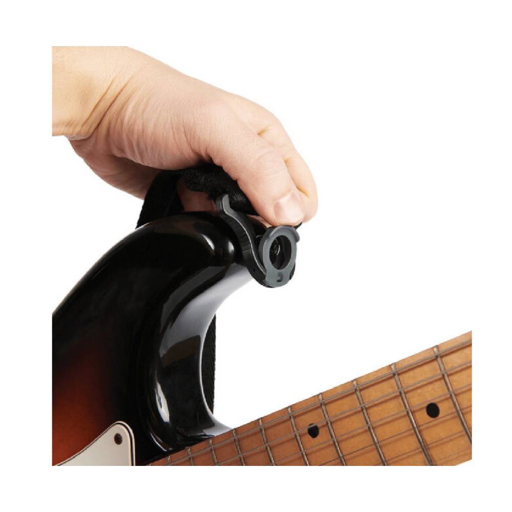 Dây Đeo Đàn Guitar D'Addario Planet Waves 50mm Auto Lock, Skater Grey-Mai Nguyên Music