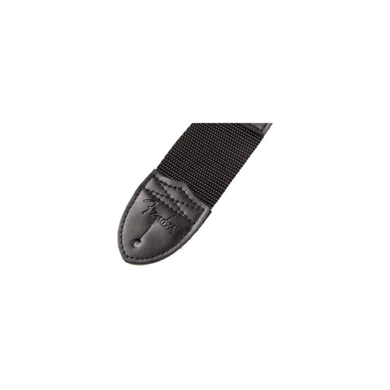 Dây Đeo Đàn Guitar Fender 2 Inch Black Poly w/Red Logo-Mai Nguyên Music