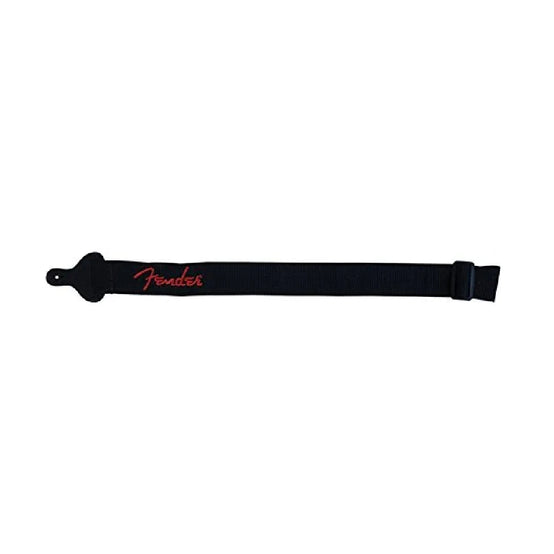 Dây Đeo Đàn Guitar Fender 2 Inch Black Poly w/Red Logo-Mai Nguyên Music
