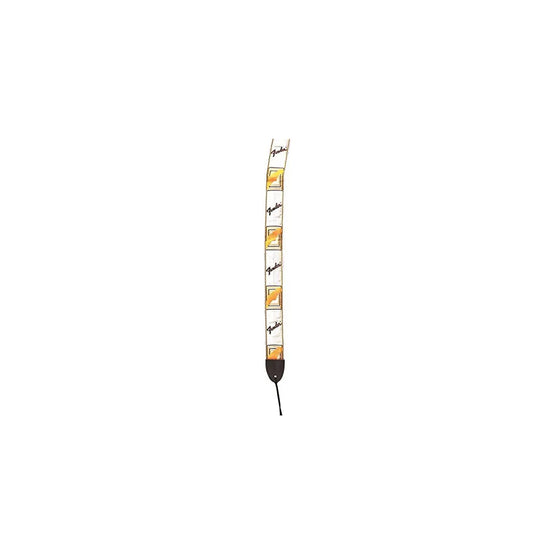 Dây Đeo Đàn Guitar Fender 2 Inch Monogrammed - White/Brown/Yellow-Mai Nguyên Music