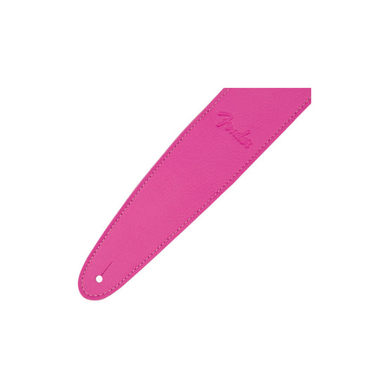 Dây Đeo Đàn Guitar Fender 2.5 inch Limited Edition Leather Guitar, Bubblegum-Mai Nguyên Music