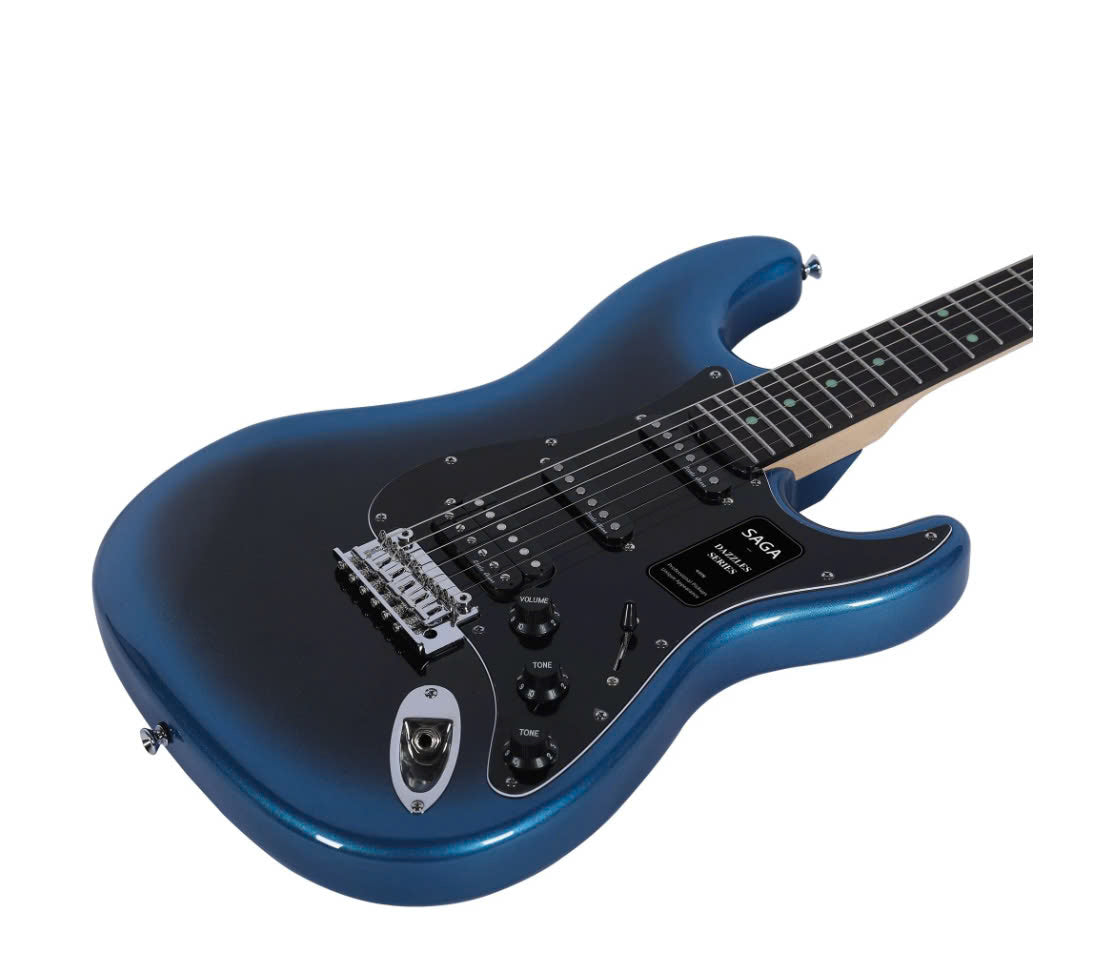 Đàn Guitar Điện Saga Dazzles Series, Dark Night Blue