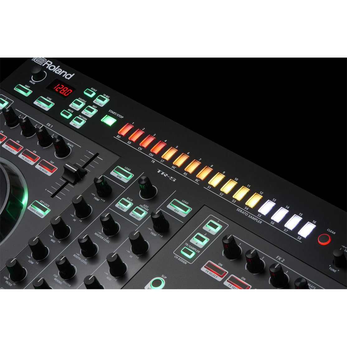 DJ Controller Roland DJ-505 2-channel Serato w/Drum Machine-Mai Nguyên Music