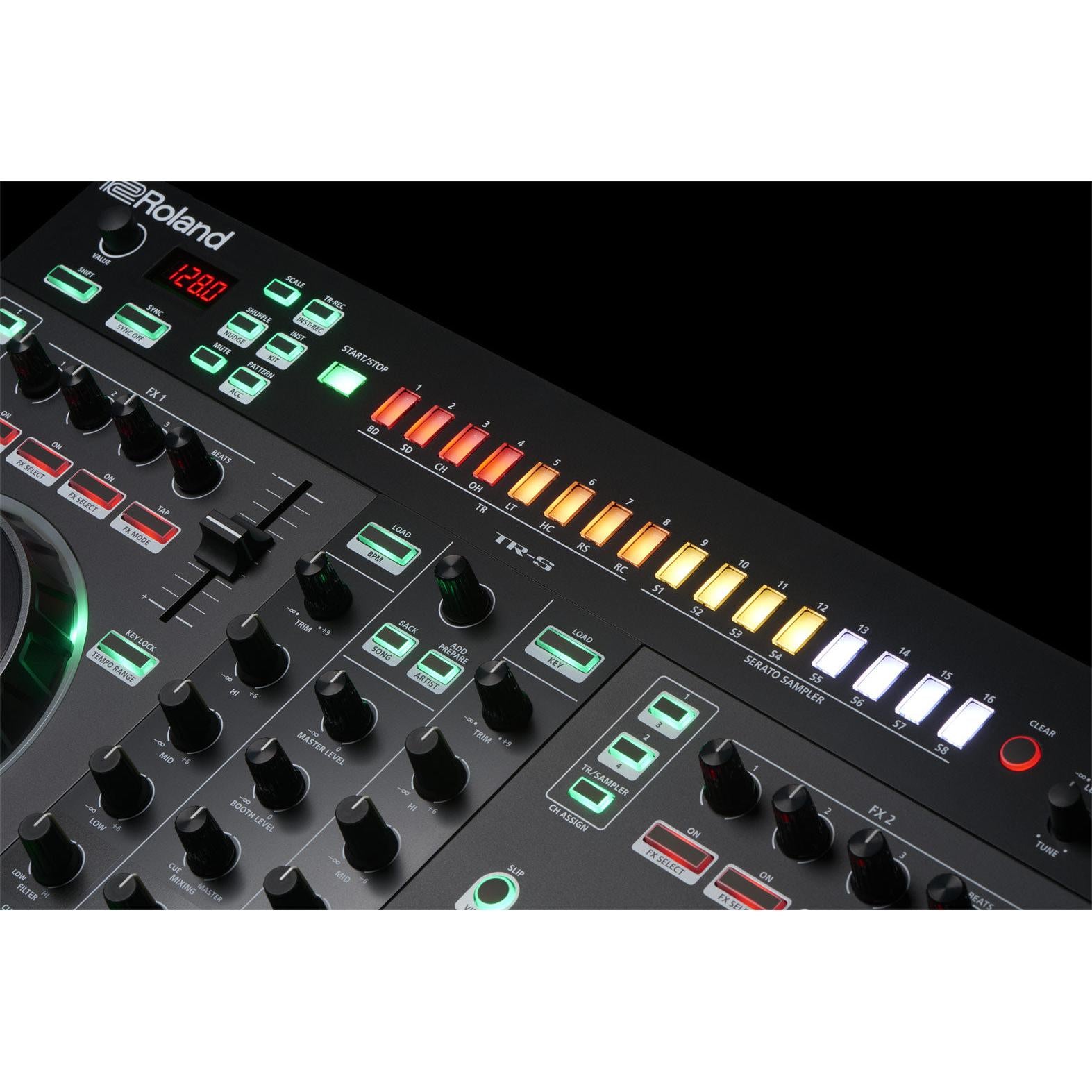 DJ Controller Roland DJ-505 2-channel Serato w/Drum Machine-Mai Nguyên Music