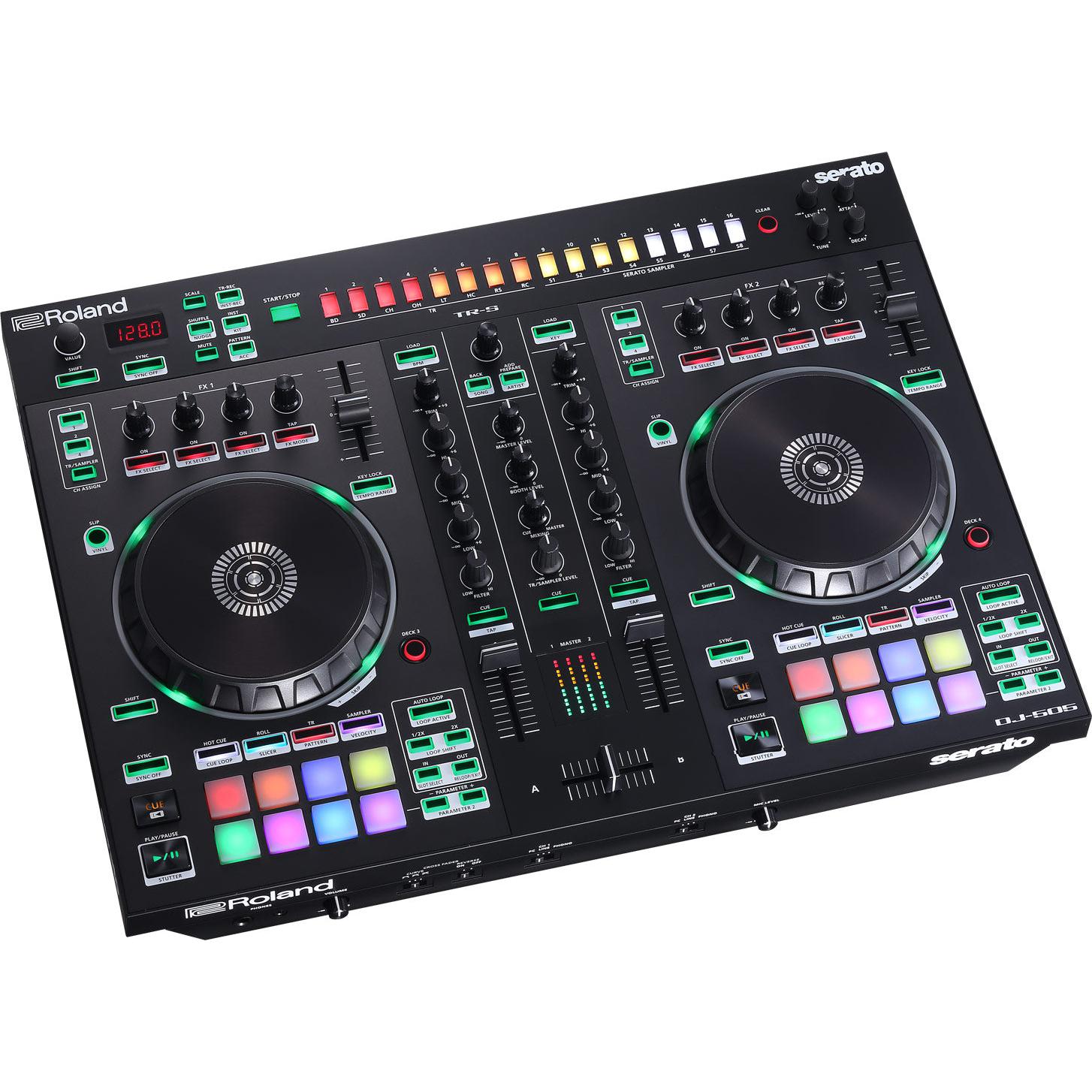 DJ Controller Roland DJ-505 2-channel Serato w/Drum Machine-Mai Nguyên Music