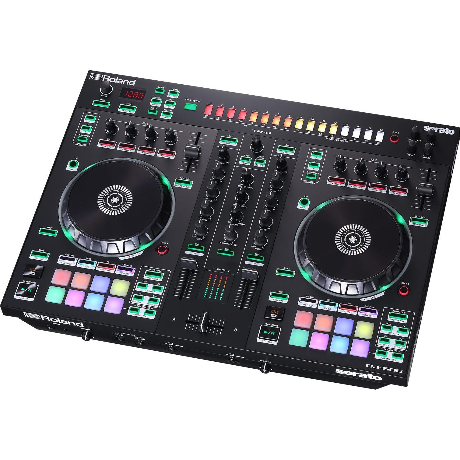 DJ Controller Roland DJ-505 2-channel Serato w/Drum Machine-Mai Nguyên Music
