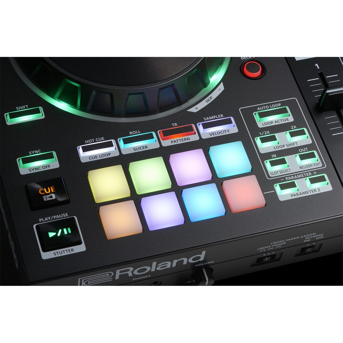 DJ Controller Roland DJ-505 2-channel Serato w/Drum Machine-Mai Nguyên Music