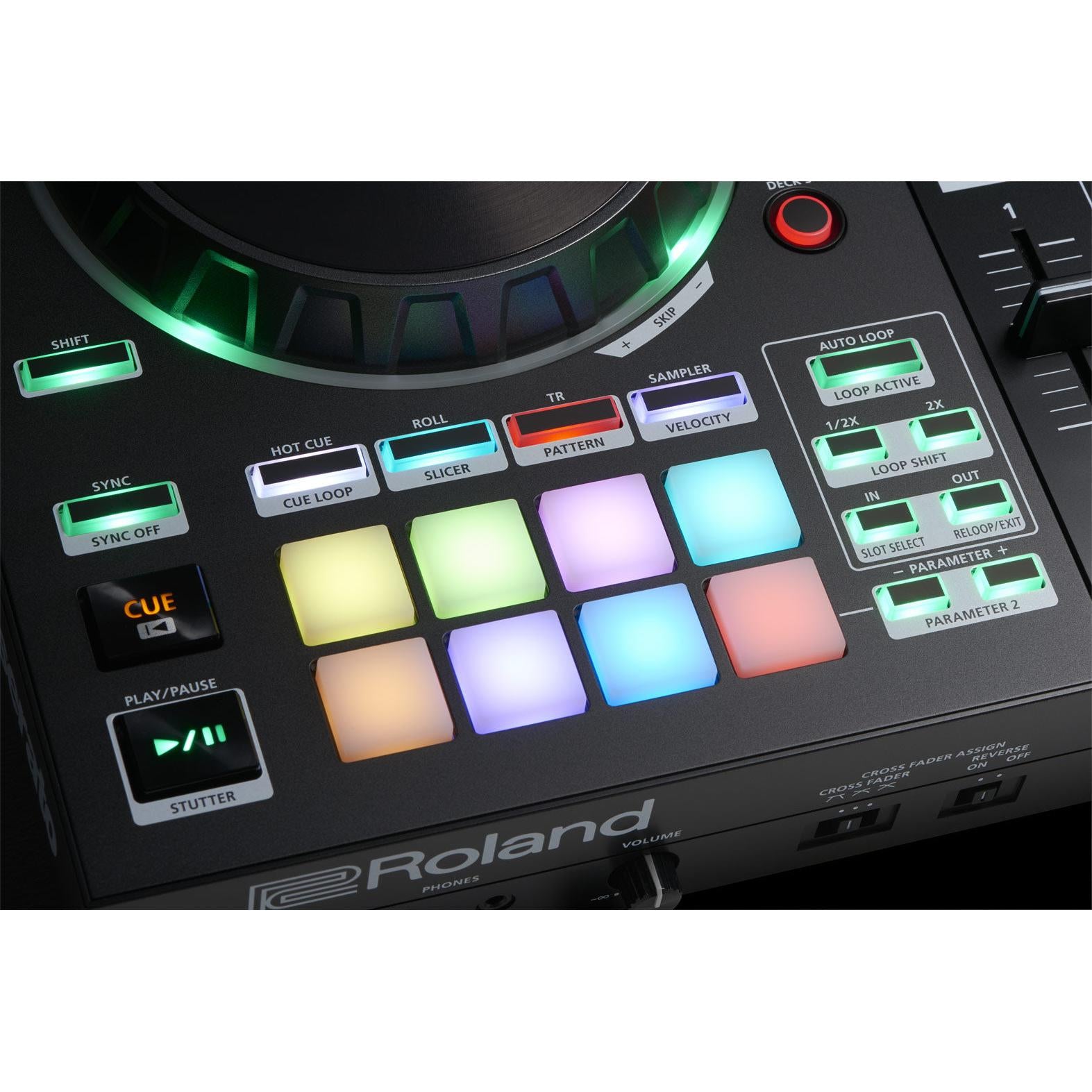 DJ Controller Roland DJ-505 2-channel Serato w/Drum Machine-Mai Nguyên Music