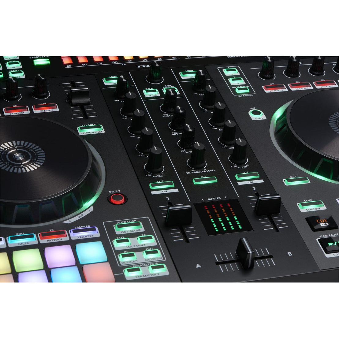 DJ Controller Roland DJ-505 2-channel Serato w/Drum Machine-Mai Nguyên Music