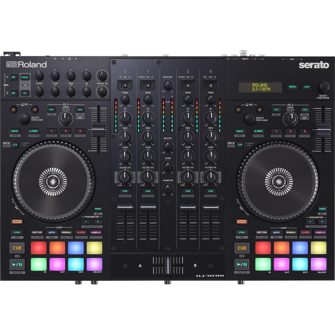 DJ Controller Roland DJ-707M Performance-Mai Nguyên Music