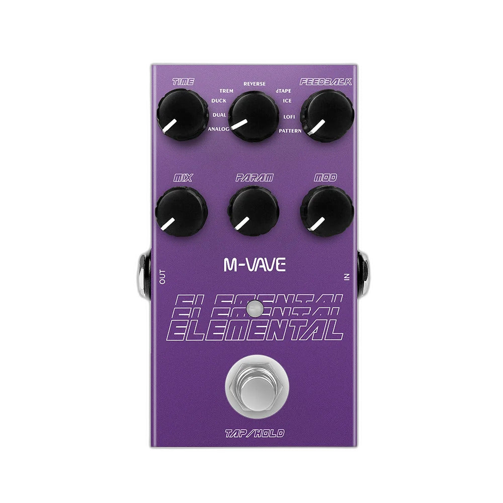 PedaL Guitar M-Vave ELEMENTAL Digital Modeling Delay