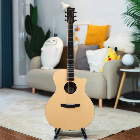 Enya EGA-X0 41" Grand Auditorium HPL Spruce Acoustic Guitar