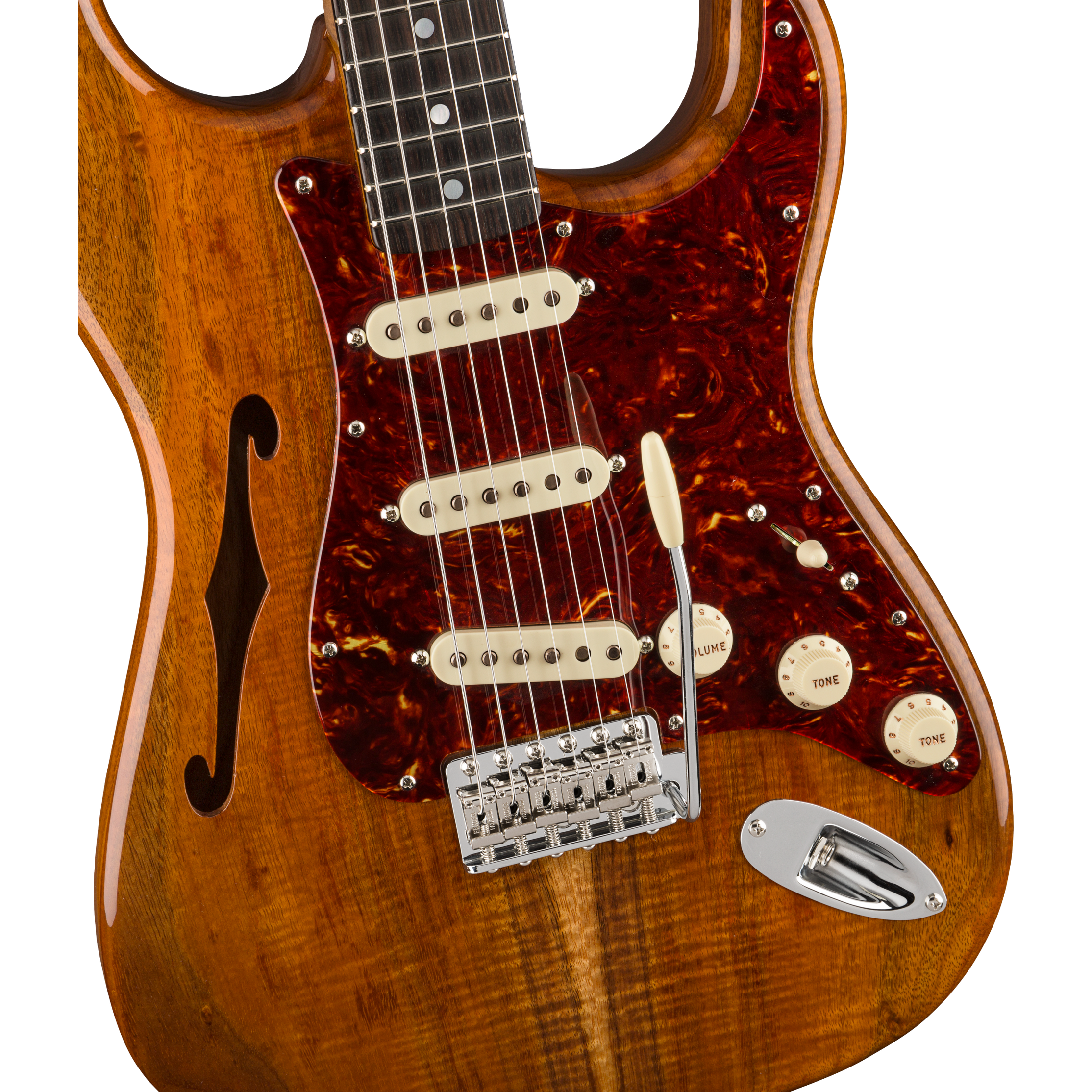 Fender Custom Shop Artisan Koa Thinline Stratocaster-Mai Nguyên Music