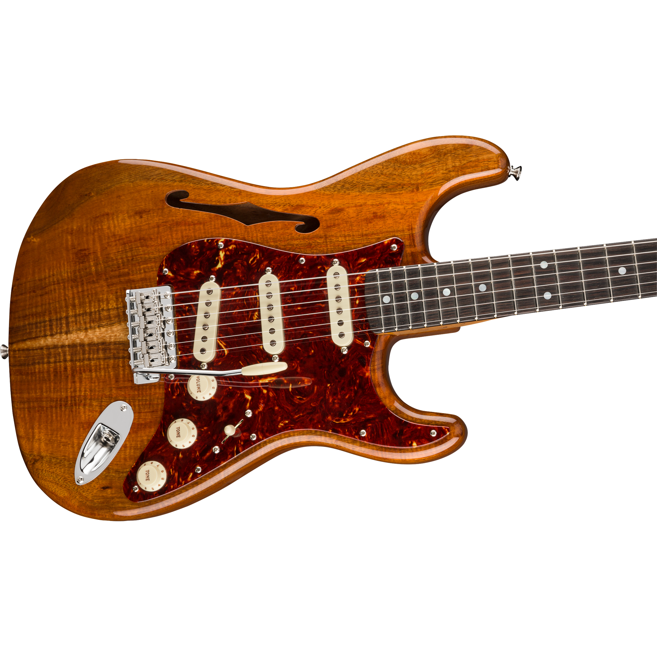 Fender Custom Shop Artisan Koa Thinline Stratocaster-Mai Nguyên Music