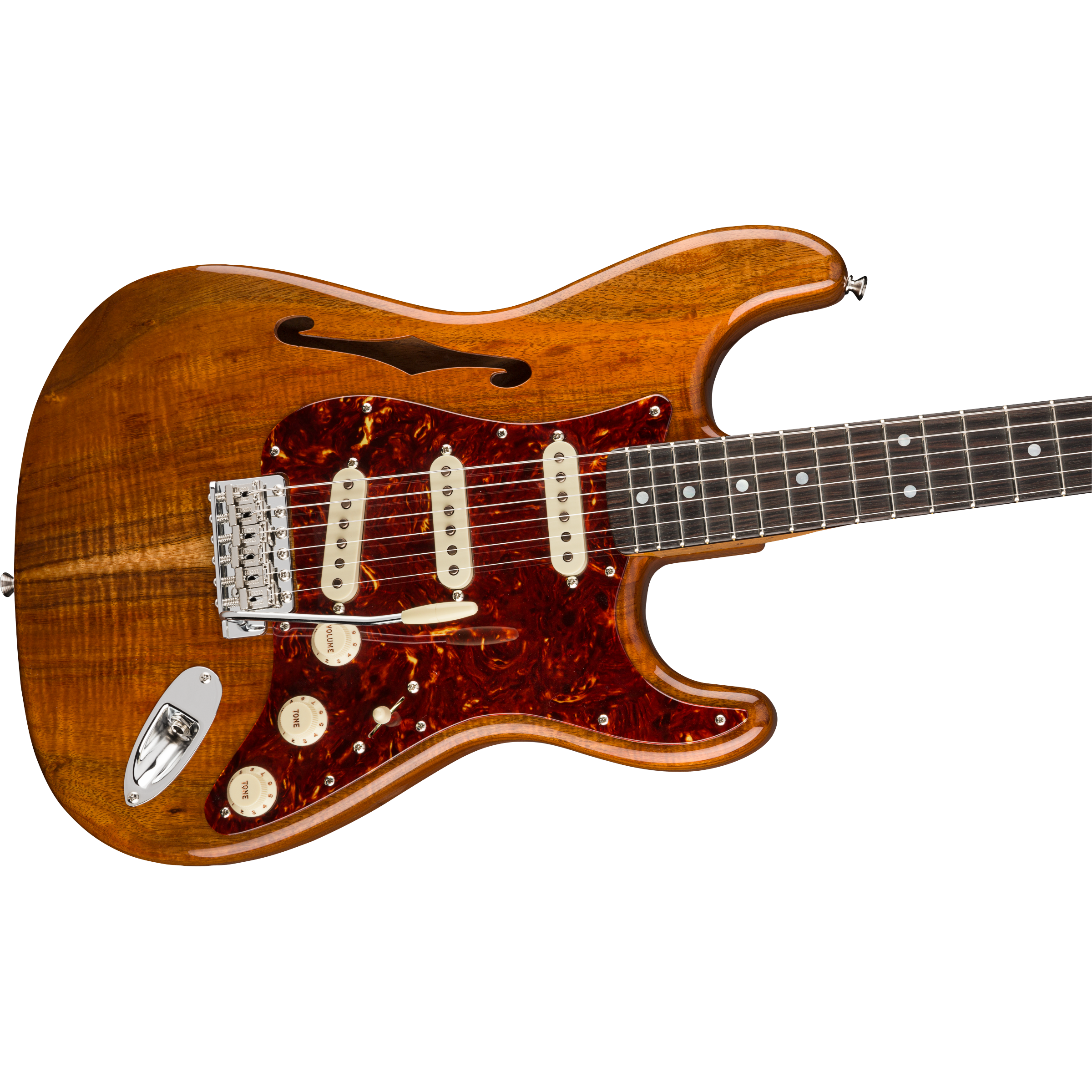 Fender Custom Shop Artisan Koa Thinline Stratocaster-Mai Nguyên Music