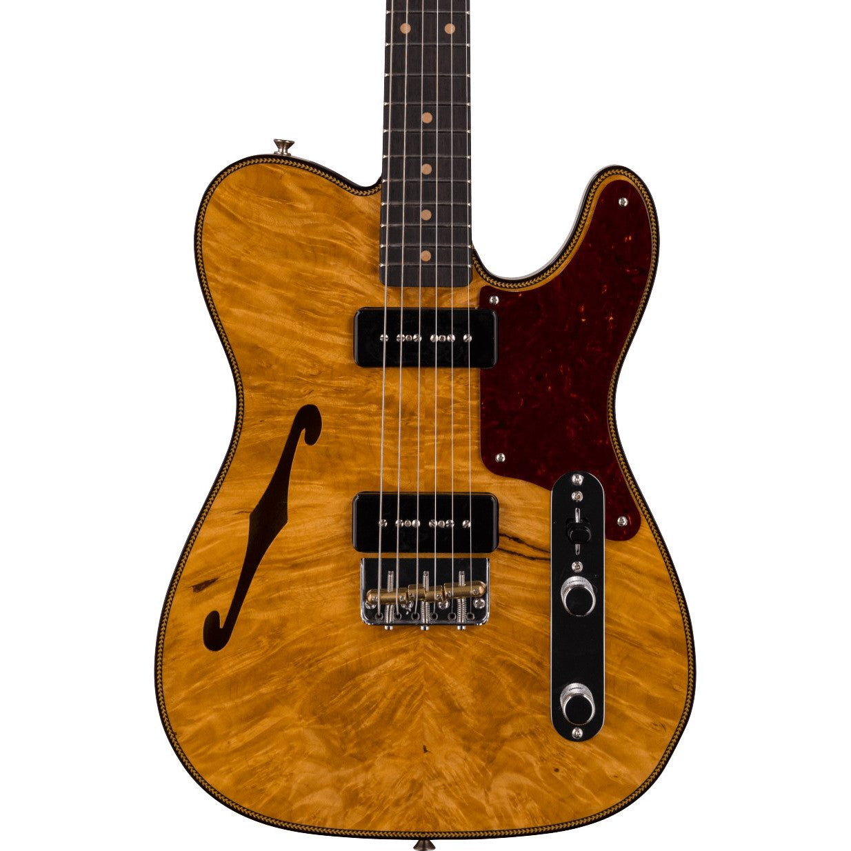 Fender Custom Shop Artisan Maple Burl Dual P90 Telecaster-Mai Nguyên Music
