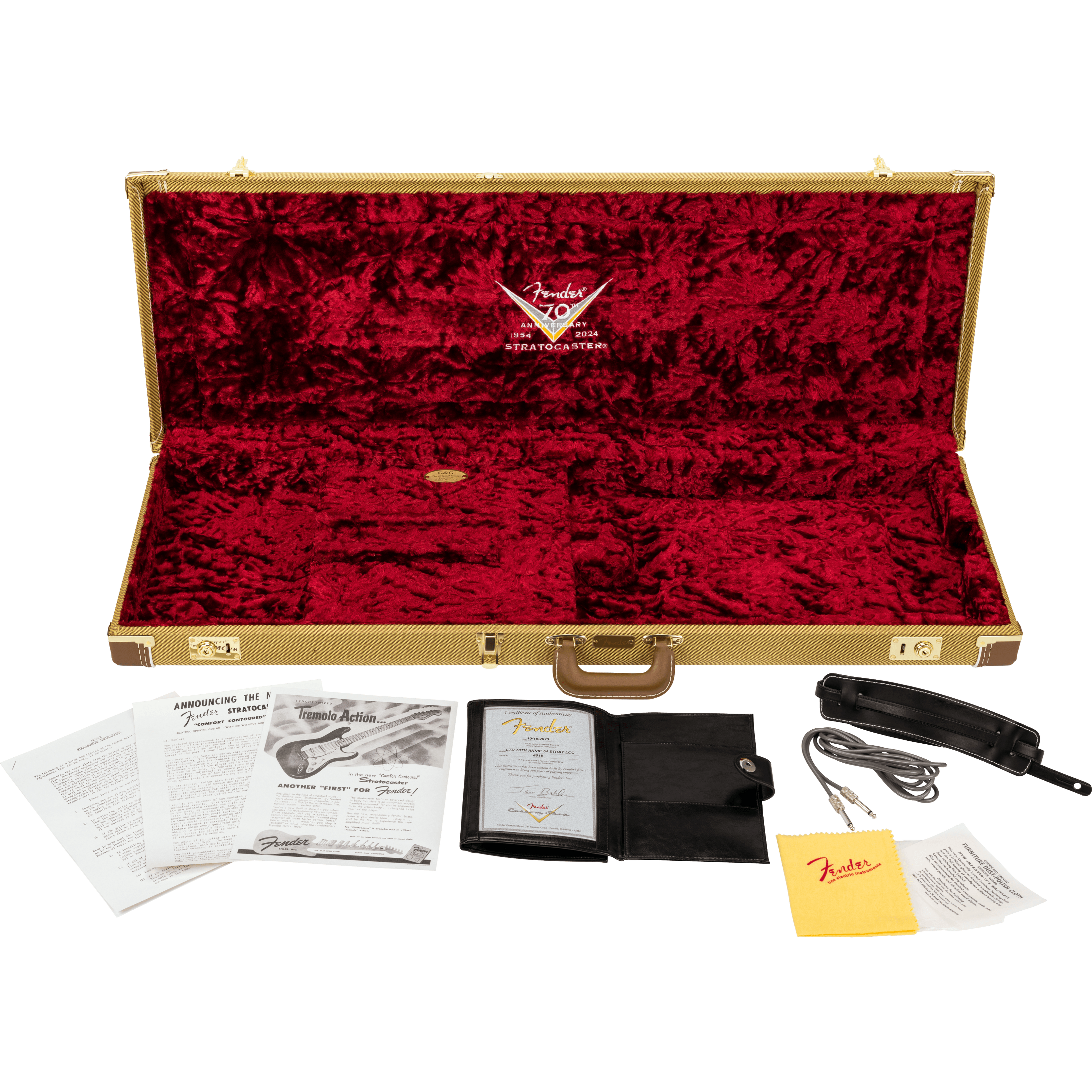 Fender Custom Shop Limited Edition 70th Anniversary 1954 Stratocaster Time Capsule Package-Mai Nguyên Music