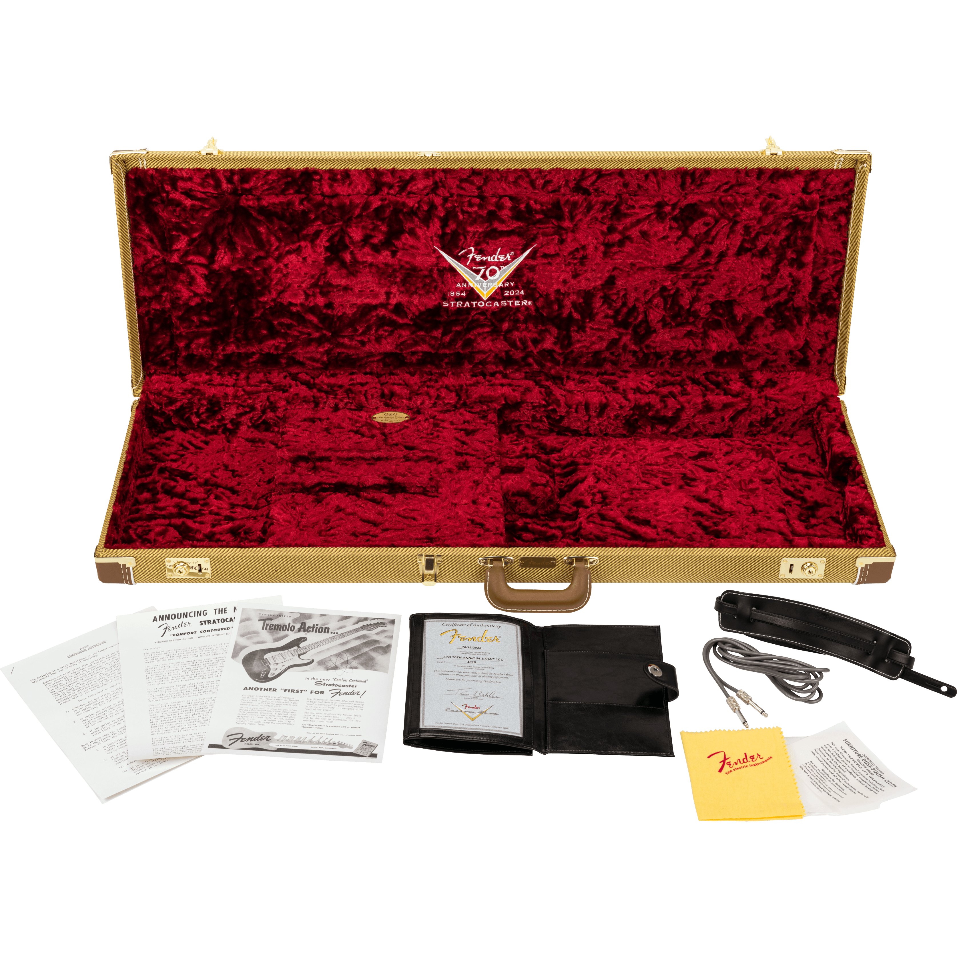 Fender Custom Shop Limited Edition 70th Anniversary 1954 Stratocaster Time Capsule Package-Mai Nguyên Music